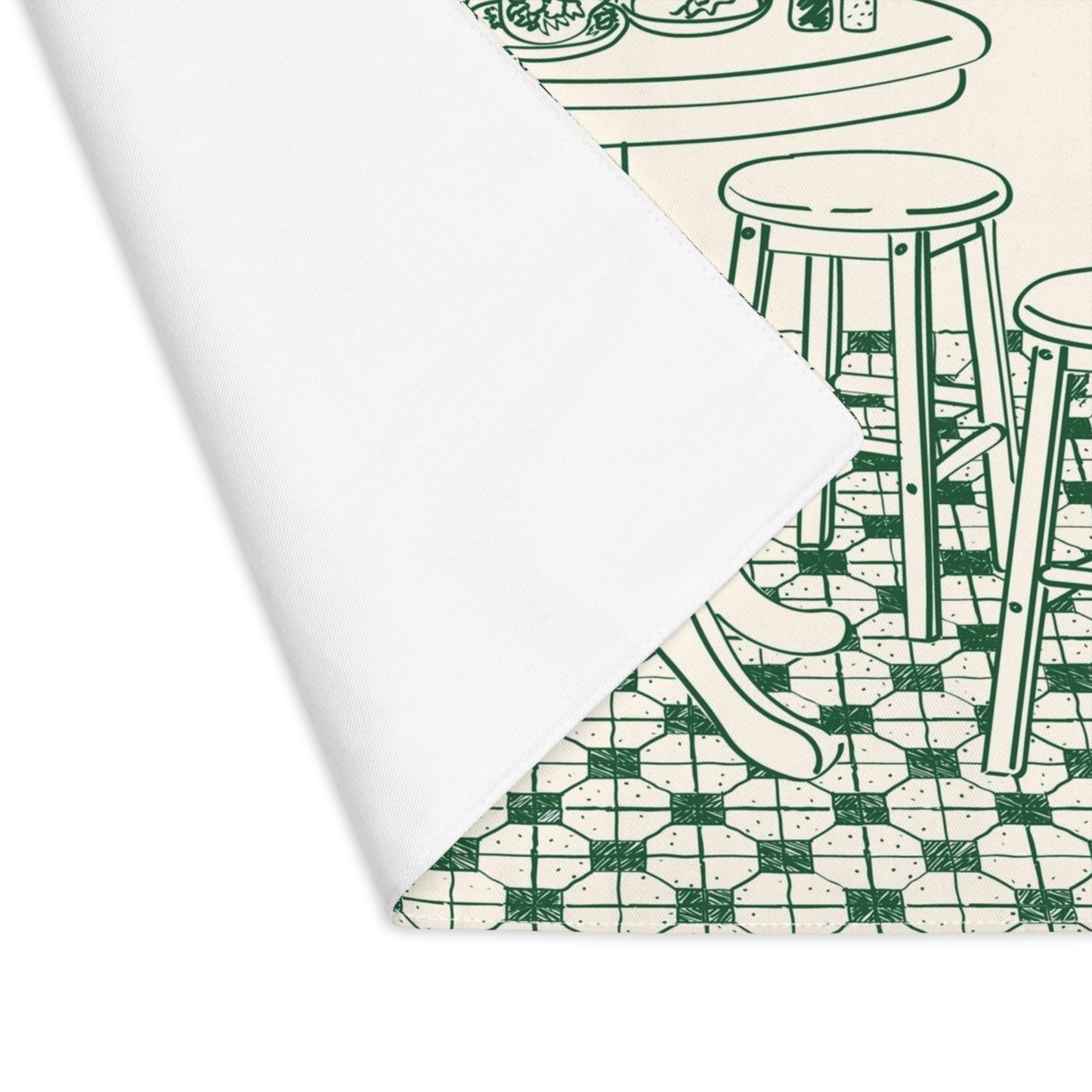 Heritage Nanyang Kopitiam Coffeeshop Dining Placemat - THE LITTLE BIG TREE