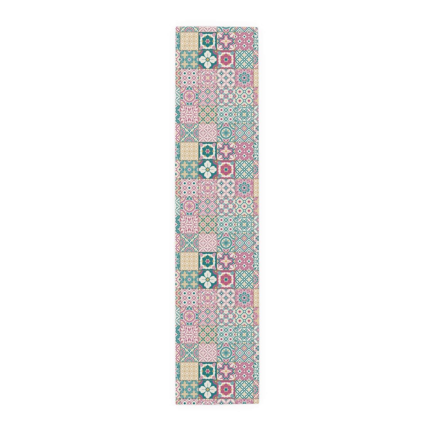 Singapore Heritage Peranakan "Sayang" Table Runner (Cotton Twill/ Polyester) - THE LITTLE BIG TREE