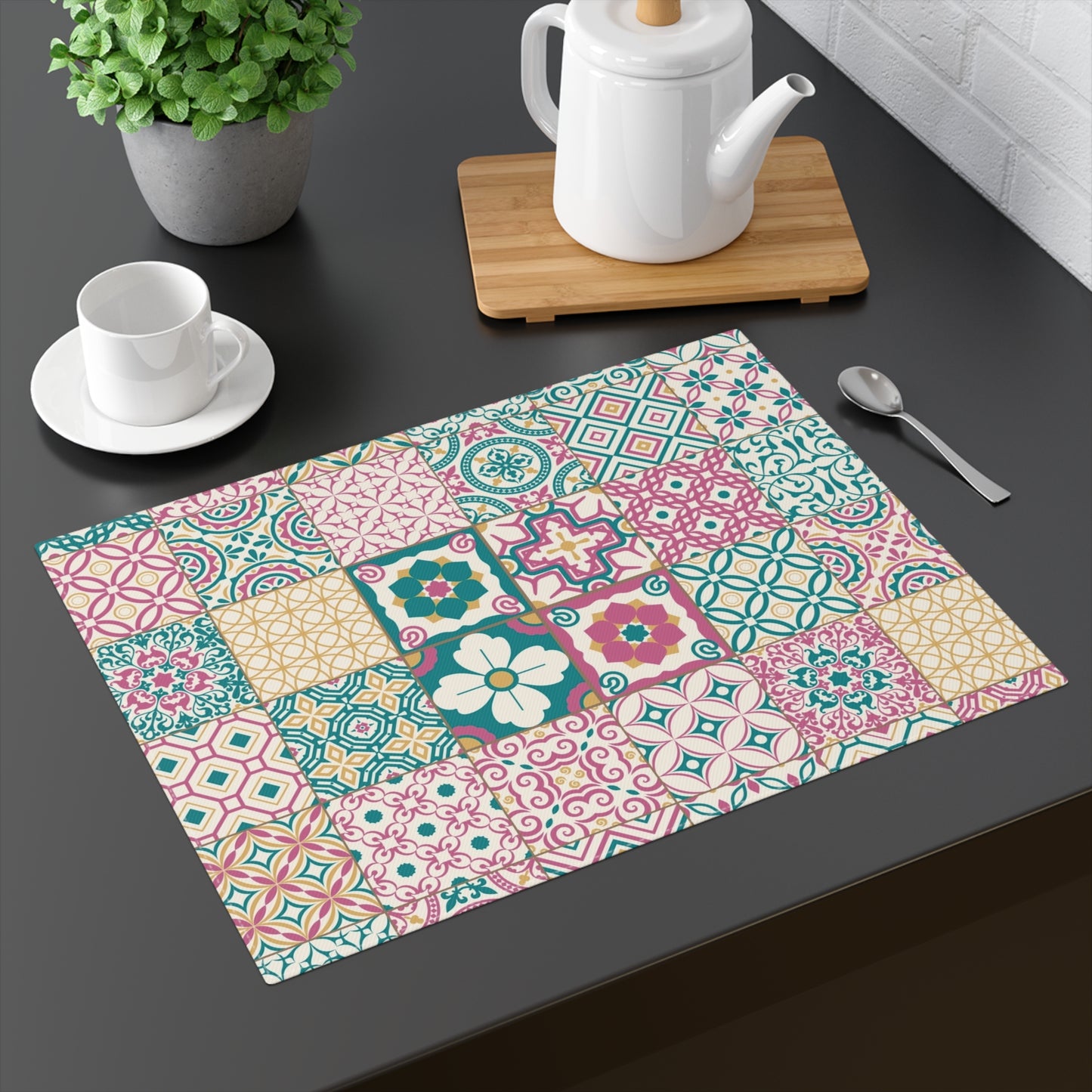Singapore Heritage Peranakan "Sayang" Placemat - THE LITTLE BIG TREE