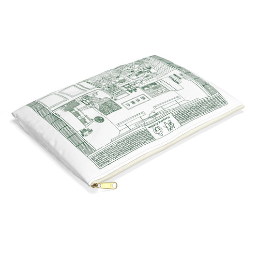 Singapore Heritage Nanyang Kopitiam Coffeeshop Interior Accessory Pouch