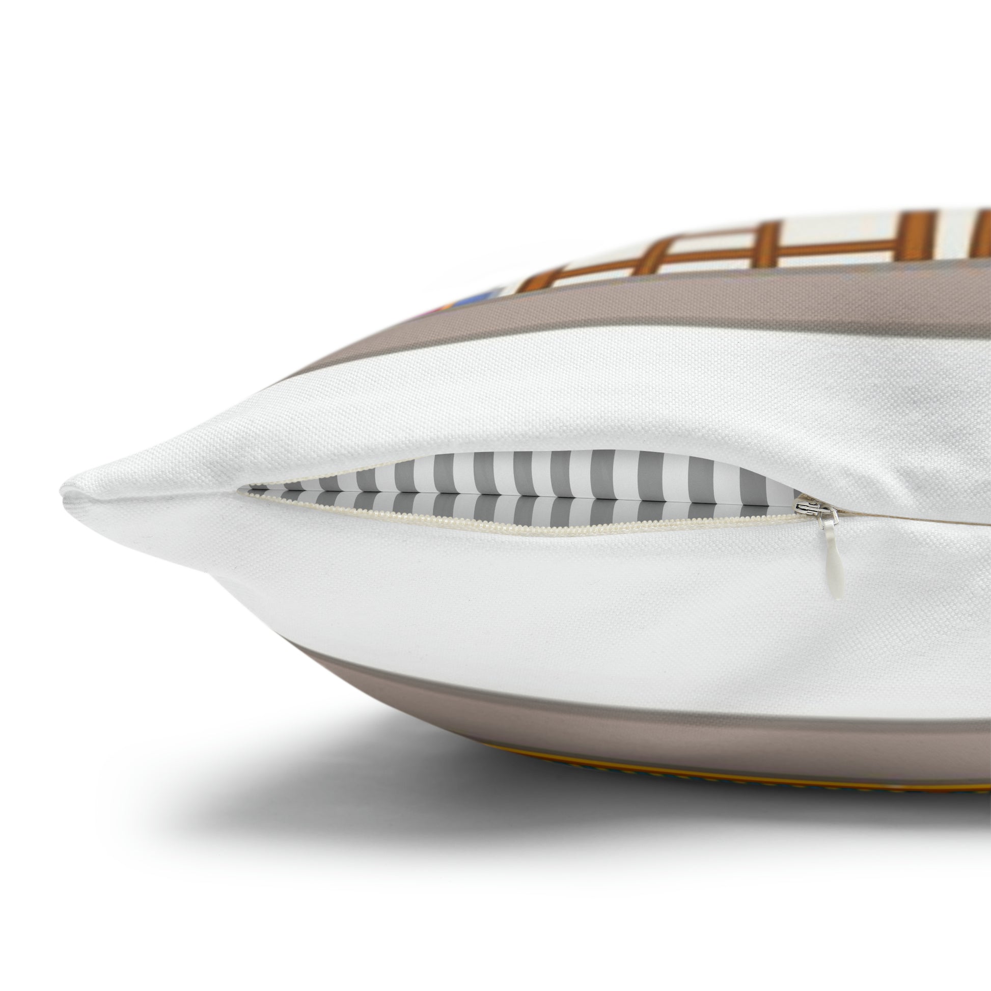 Singapore Heritage Peranakan Shophouses Spun Polyester Square Cushion Cover Pillow Case - THE LITTLE BIG TREE