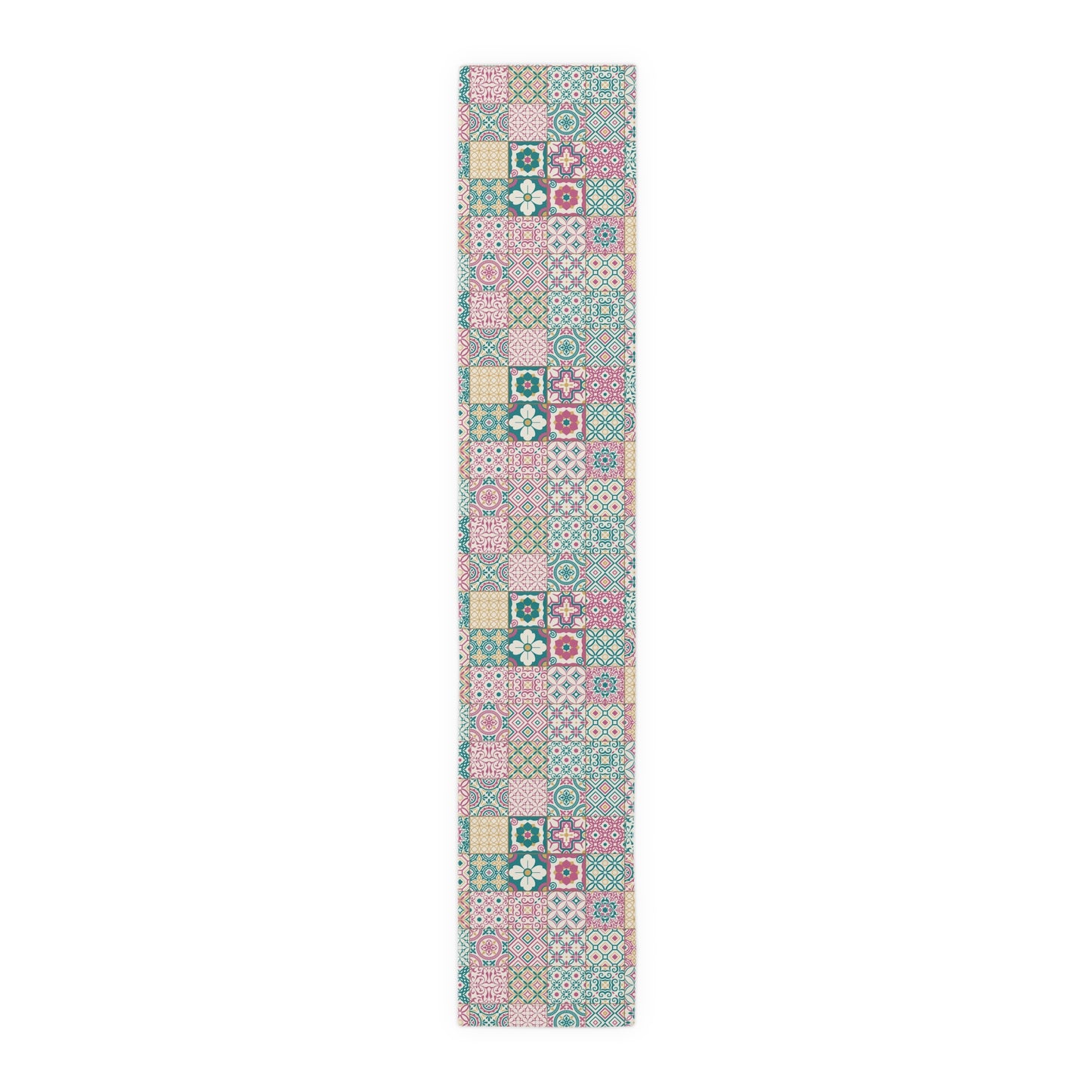 Singapore Heritage Peranakan "Sayang" Table Runner (Cotton Twill/ Polyester) - THE LITTLE BIG TREE