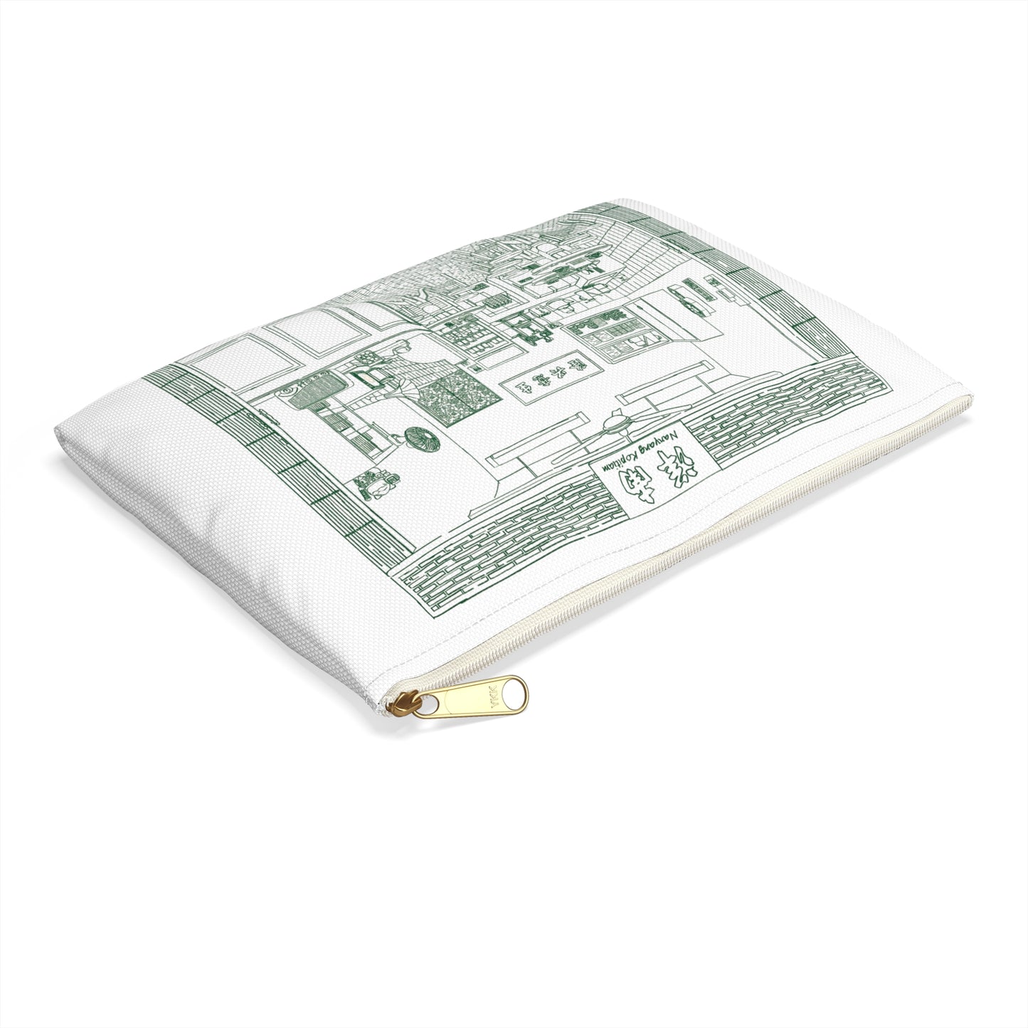 Singapore Heritage Nanyang Kopitiam Coffeeshop Interior Accessory Pouch
