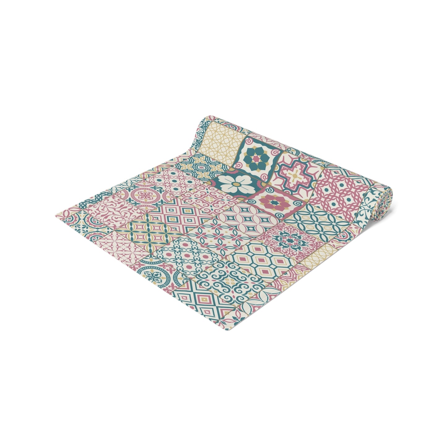 Singapore Heritage Peranakan "Sayang" Table Runner (Cotton Twill/ Polyester) - THE LITTLE BIG TREE