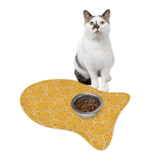 Cute Pet Prints Fish and Bone Shaped Pet Feeding Mats | Unique Gifts For Pet Lovers
