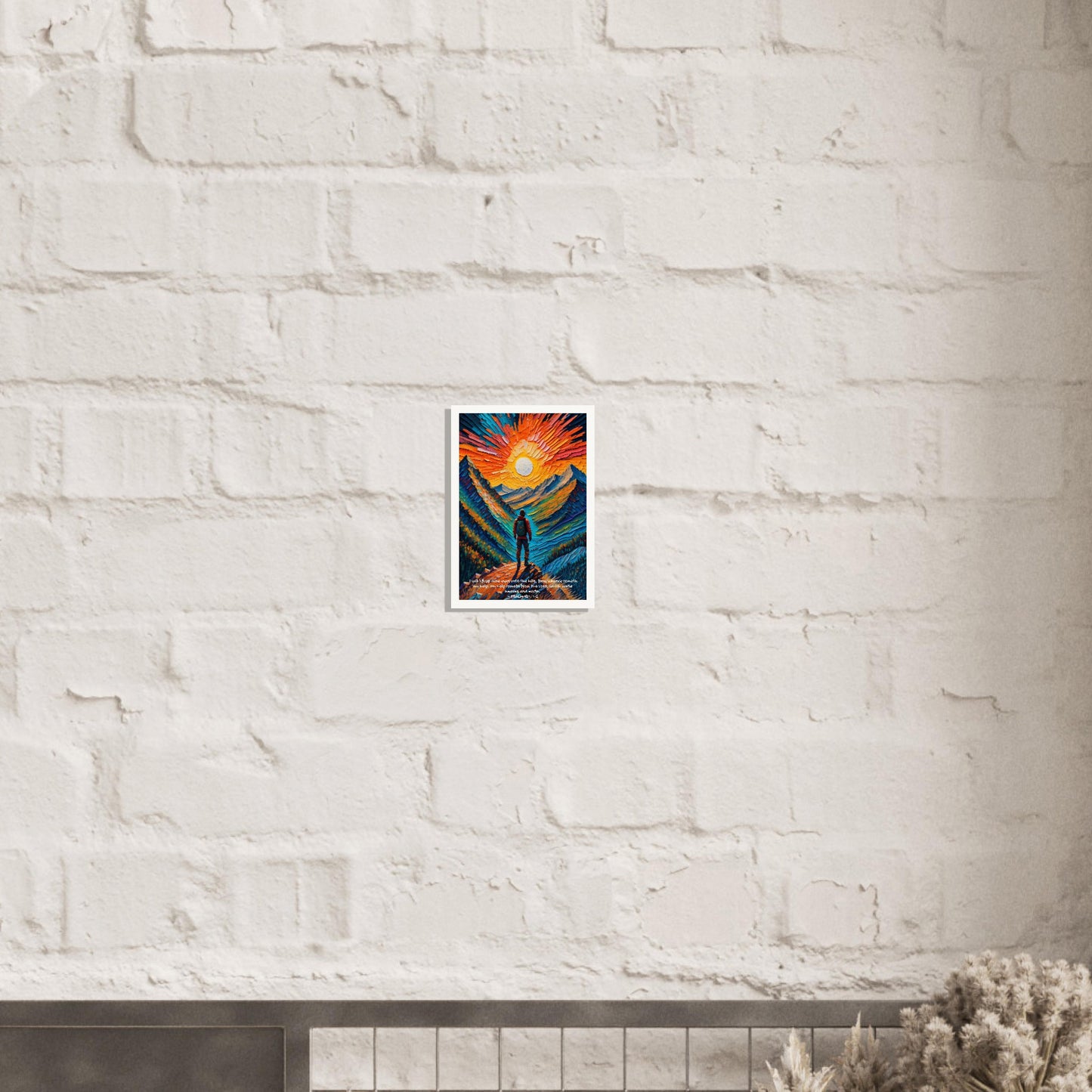 My Help Comes From The Lord (Psalm 121: 1-2) Matte Poster - THE LITTLE BIG TREE
