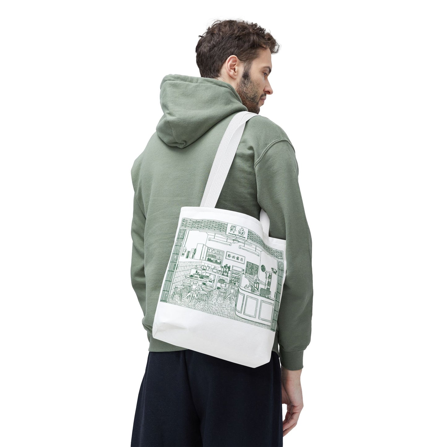 Singapore Heritage Nanyang Kopitiam Coffeeshop Interior Tote Bag