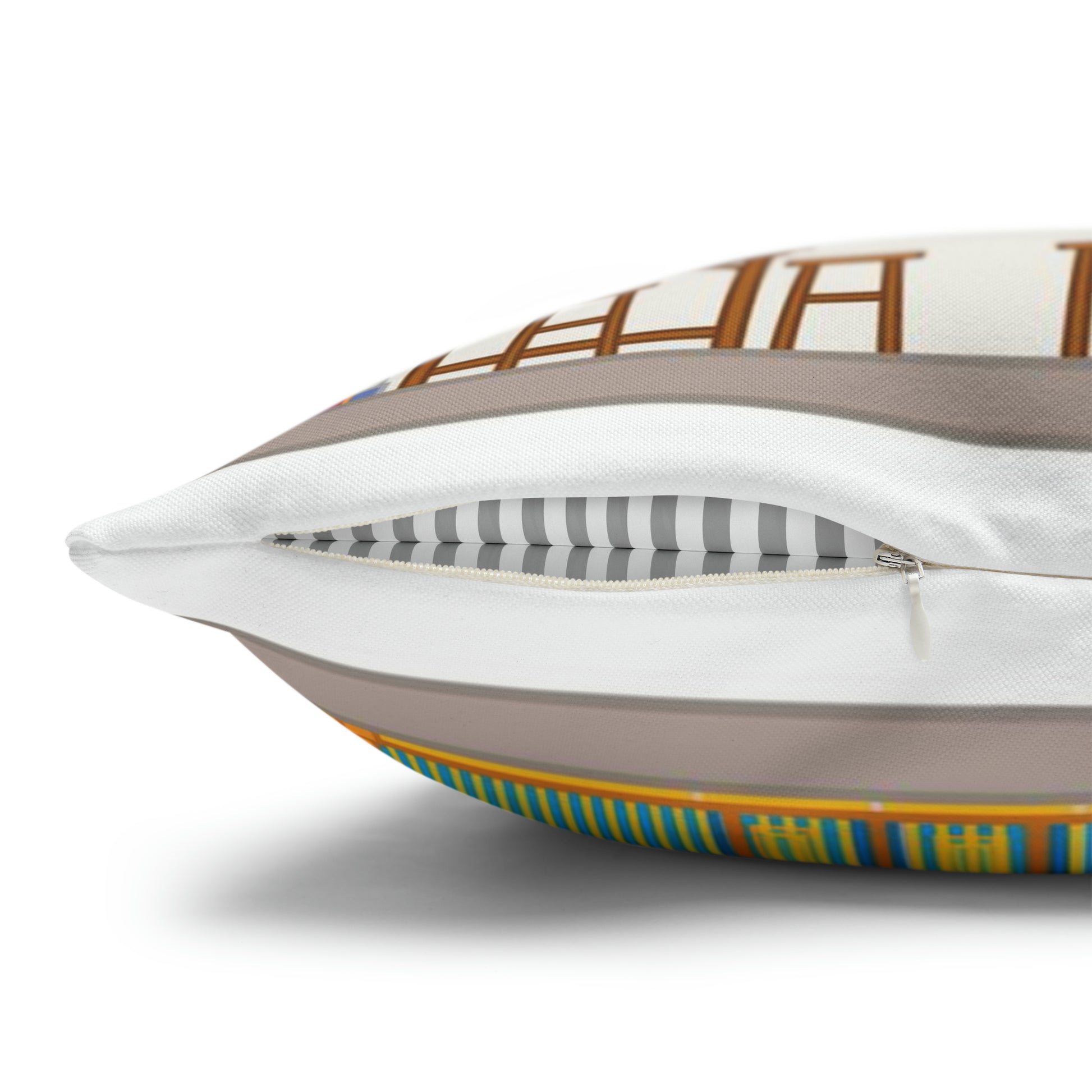 Singapore Heritage Peranakan Shophouses Spun Polyester Square Cushion Cover Pillow Case - THE LITTLE BIG TREE