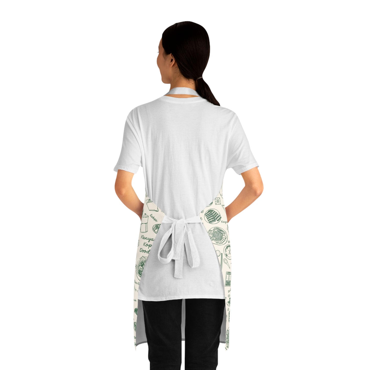 Singapore Heritage Nanyang Coffeeshop Doodles Apron