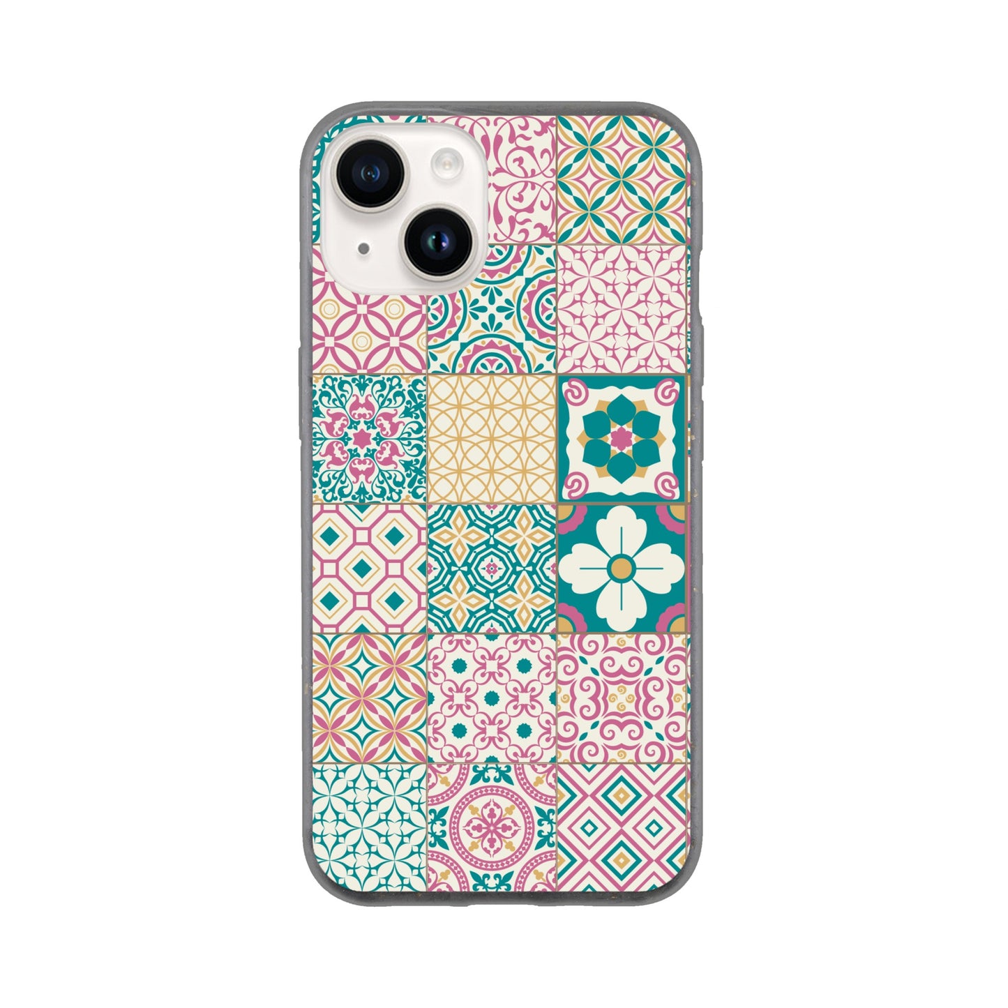 Singapore Heritage Peranakan "Sayang" Bio case (Apple iPhone 15/14/13) | Unique Singapore Souvenir & Novelty Gift