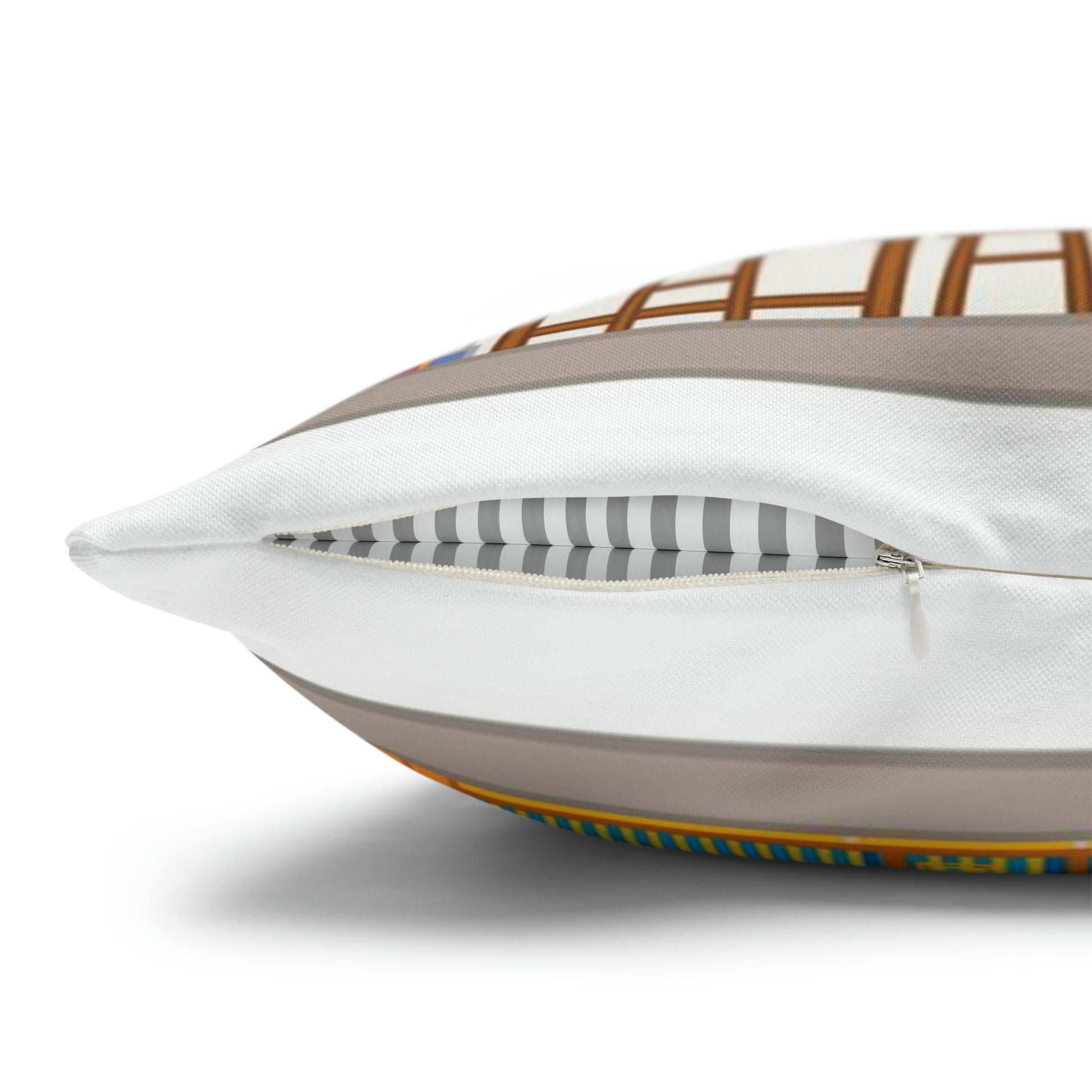 Singapore Heritage Peranakan Shophouses Spun Polyester Square Cushion Cover Pillow Case - THE LITTLE BIG TREE