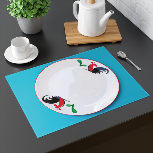 Rooster Ceramic Plate Placemat - THE LITTLE BIG TREE