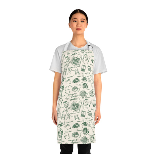 Singapore Heritage Nanyang Coffeeshop Doodles Apron