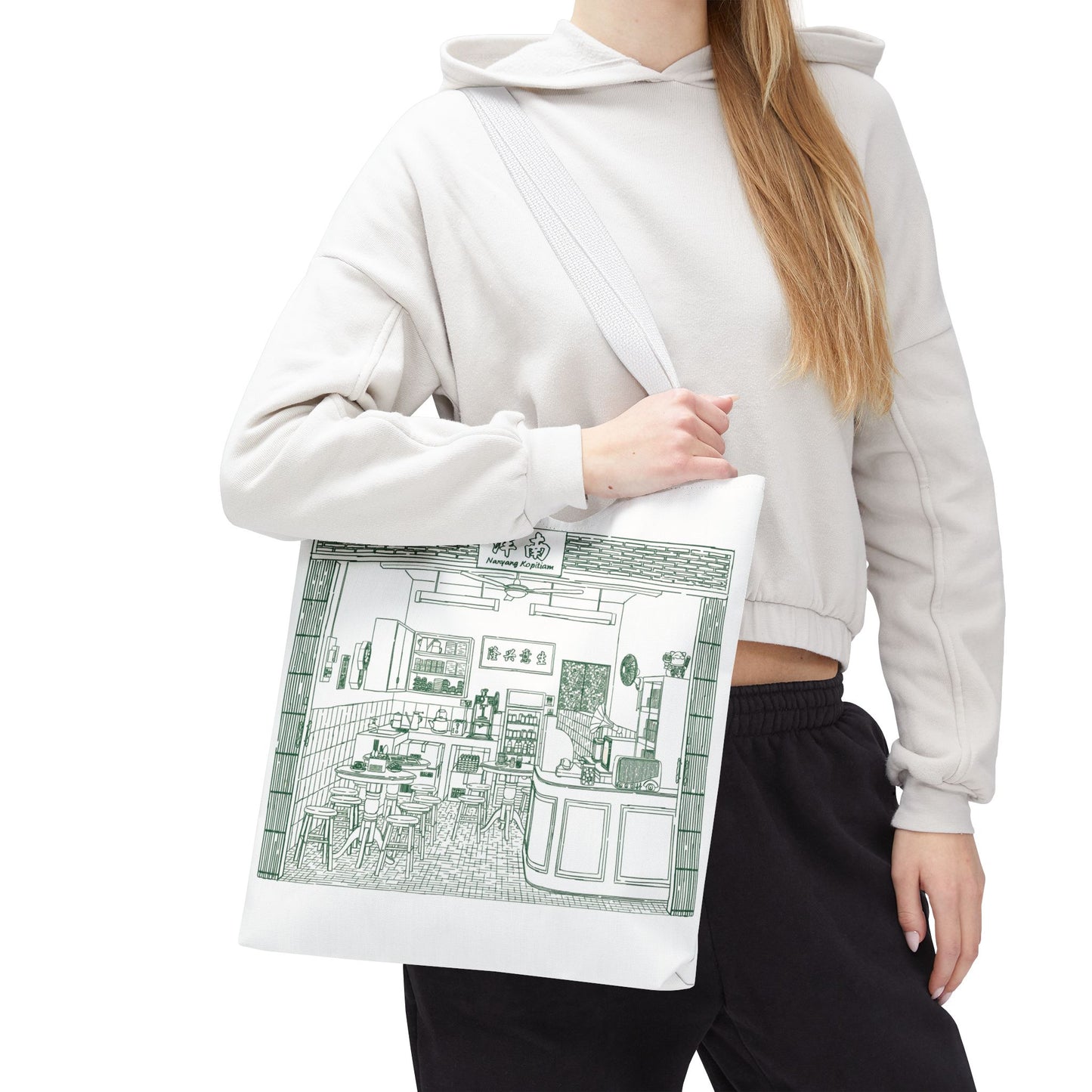 Singapore Heritage Nanyang Kopitiam Coffeeshop Interior Tote Bag