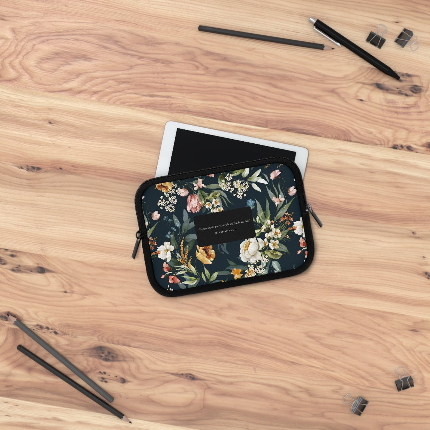 He Made Everything Beautiful Laptop Sleeve (Sizes 7”, 10”, 13”, 15”, 17”) - THE LITTLE BIG TREE