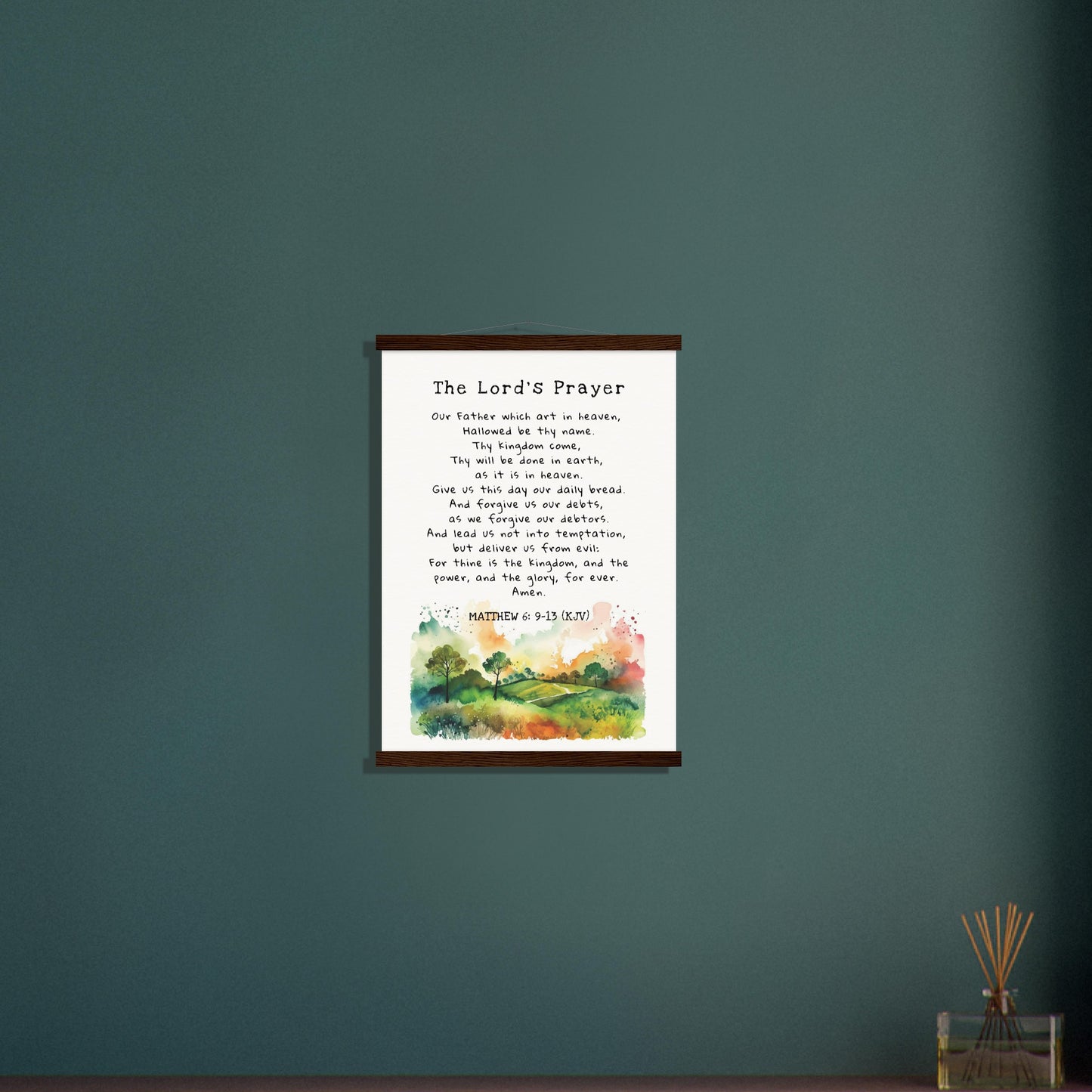 The Lord's Prayer Matte Poster