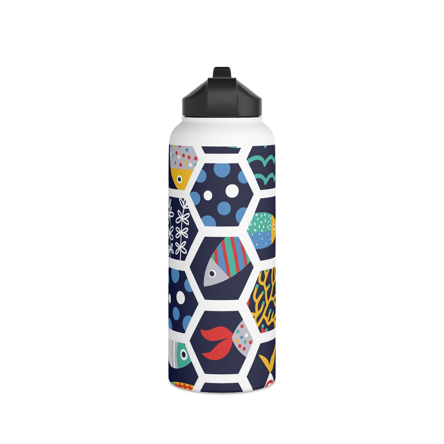 Colourful Fish World Stainless Steel Water Bottle | Unique Gifts For Any Occasion