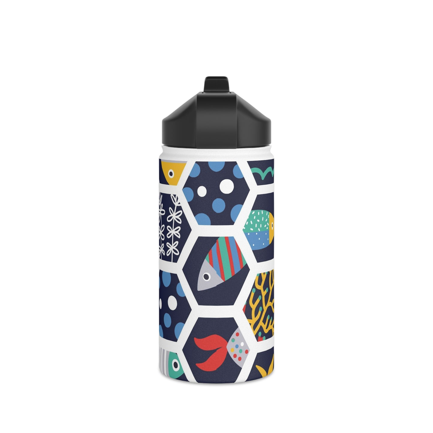 Colourful Fish World Stainless Steel Water Bottle | Unique Gifts For Any Occasion