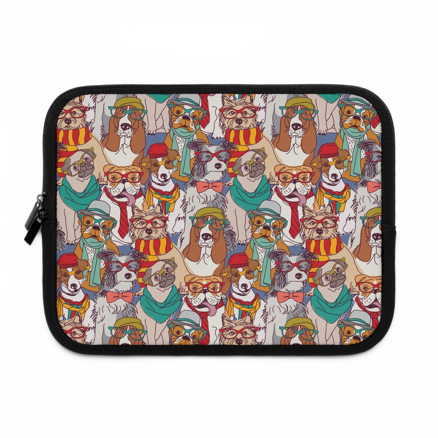 Hipster Dogs Fashion Laptop Sleeve | Unique Gifts For Pet Lovers