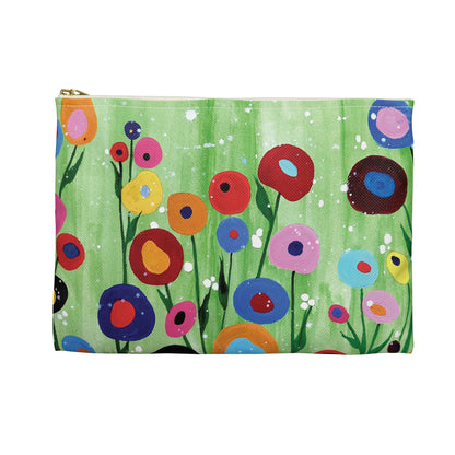 Art of Love Collection - Mongolia, Land of Dreams & Adventure "Colourful Spring" Accessory Pouch