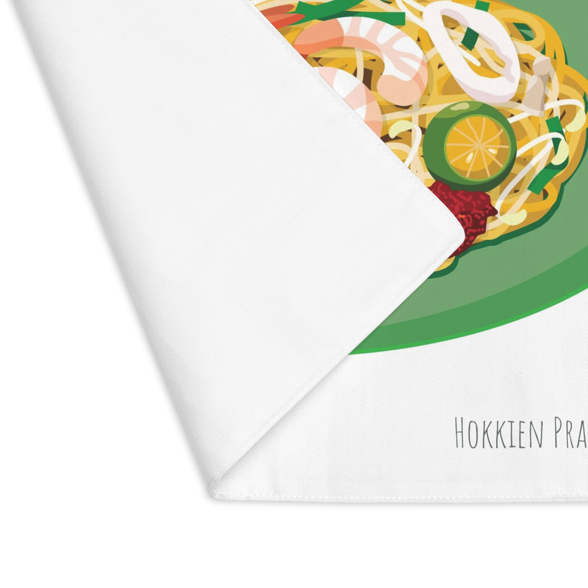 Singapore Cuisine Hokkien Prawn Noodle - Placemat | Singapore Edition Souvenir & Novelty Gift