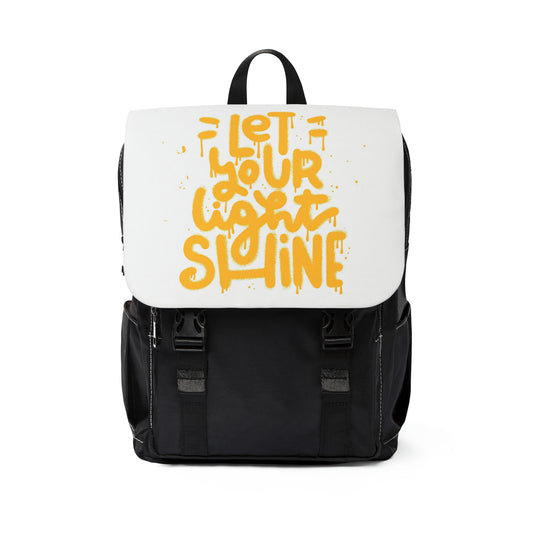 Let Your Light Shine - Unisex Casual Shoulder Backpack