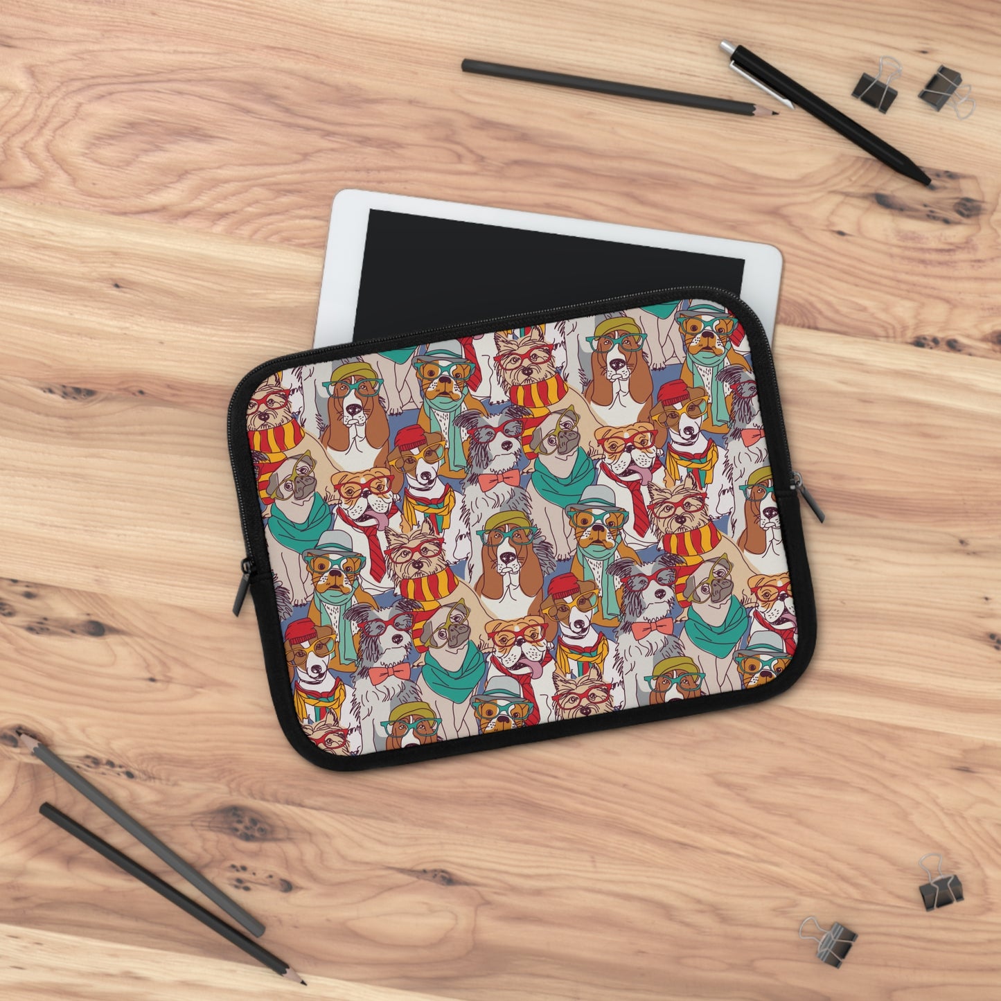 Hipster Dogs Fashion Laptop Sleeve | Unique Gifts For Pet Lovers