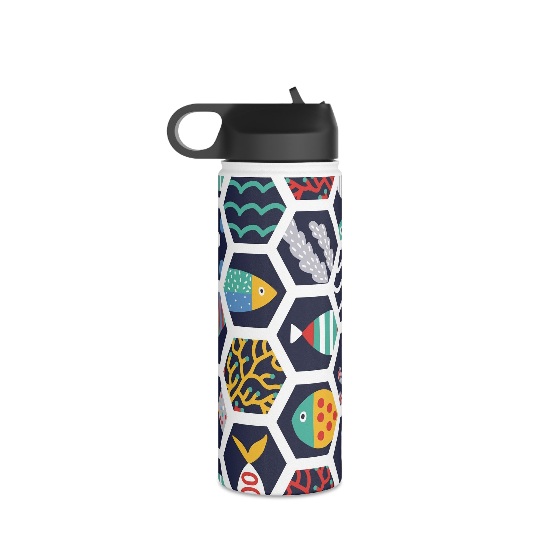 Colourful Fish World Stainless Steel Water Bottle | Unique Gifts For Any Occasion