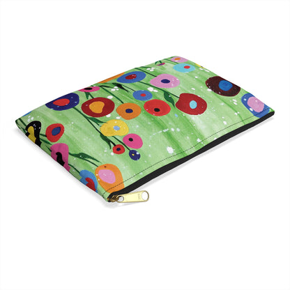 Art of Love Collection - Mongolia, Land of Dreams & Adventure "Colourful Spring" Accessory Pouch