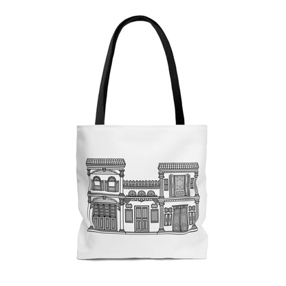 Singapore Heritage Peranakan House Tote Bag | Singapore Edition Souvenir & Novelty Gift