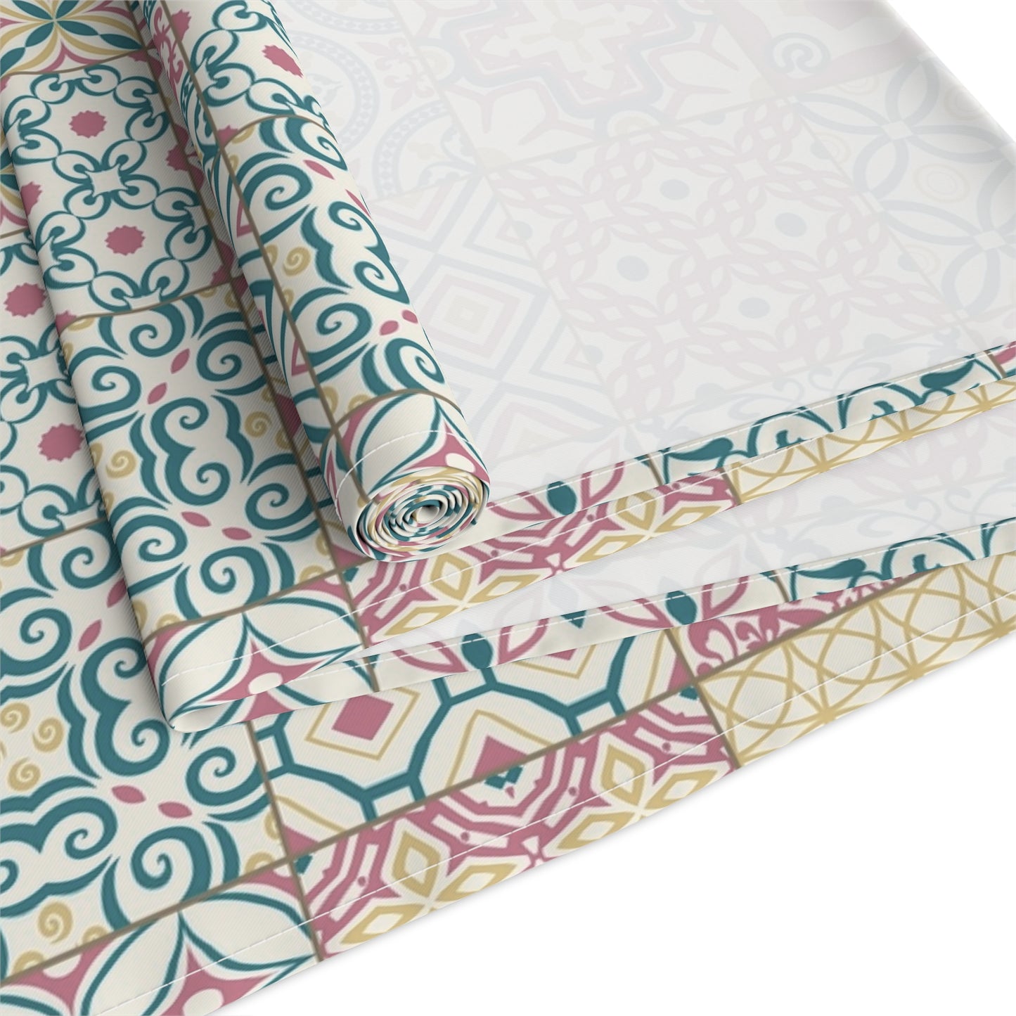 Singapore Heritage Peranakan "Sayang" Table Runner (Cotton Twill/ Polyester)