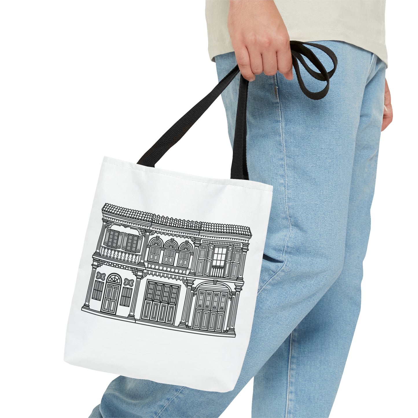 Singapore Heritage Peranakan House Tote Bag | Singapore Edition Souvenir & Novelty Gift