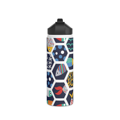 Colourful Fish World Stainless Steel Water Bottle | Unique Gifts For Any Occasion