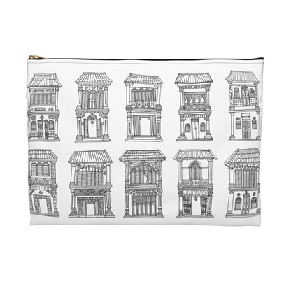 Singapore Heritage Peranakan Houses Accessory Pouch