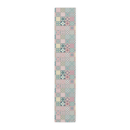 Singapore Heritage Peranakan "Sayang" Table Runner (Cotton Twill/ Polyester)