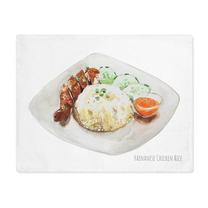 Singapore Cuisine Hainanese Chicken Rice - Placemat | Singapore Edition Souvenir & Novelty Gift