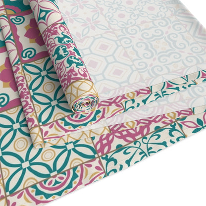 Singapore Heritage Peranakan "Sayang" Table Runner (Cotton Twill/ Polyester)