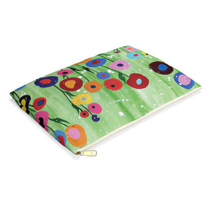 Art of Love Collection - Mongolia, Land of Dreams & Adventure "Colourful Spring" Accessory Pouch