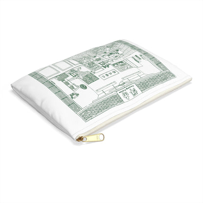 Singapore Heritage Nanyang Kopitiam Coffeeshop Interior Accessory Pouch