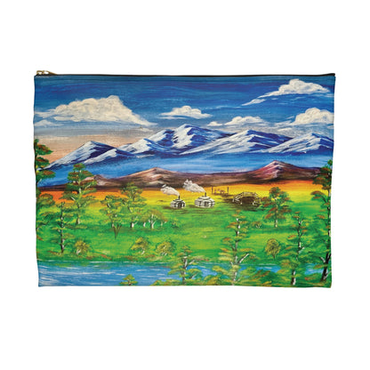 Art of Love Collection - Mongolia, Land of Dreams & Adventure "Beauty of Mongolia" Accessory Pouch