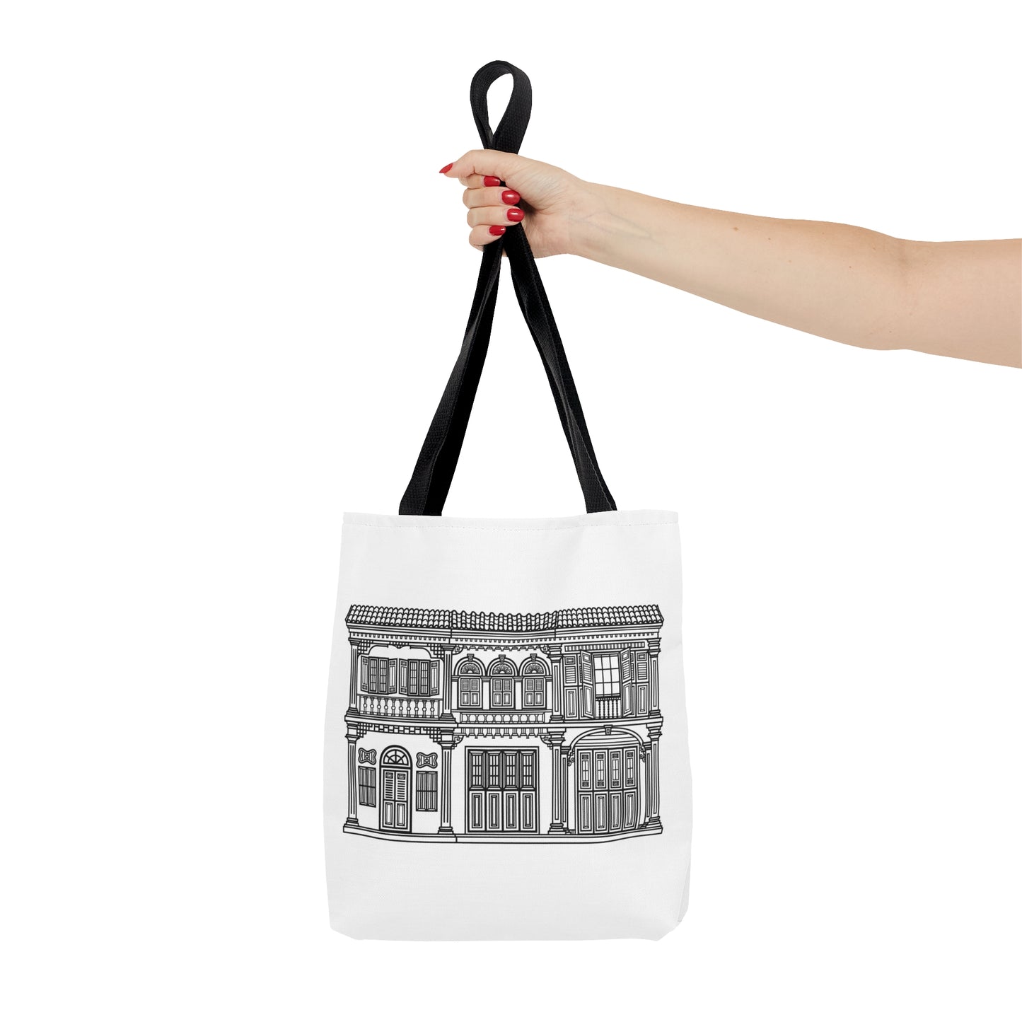 Singapore Heritage Peranakan House Tote Bag | Singapore Edition Souvenir & Novelty Gift