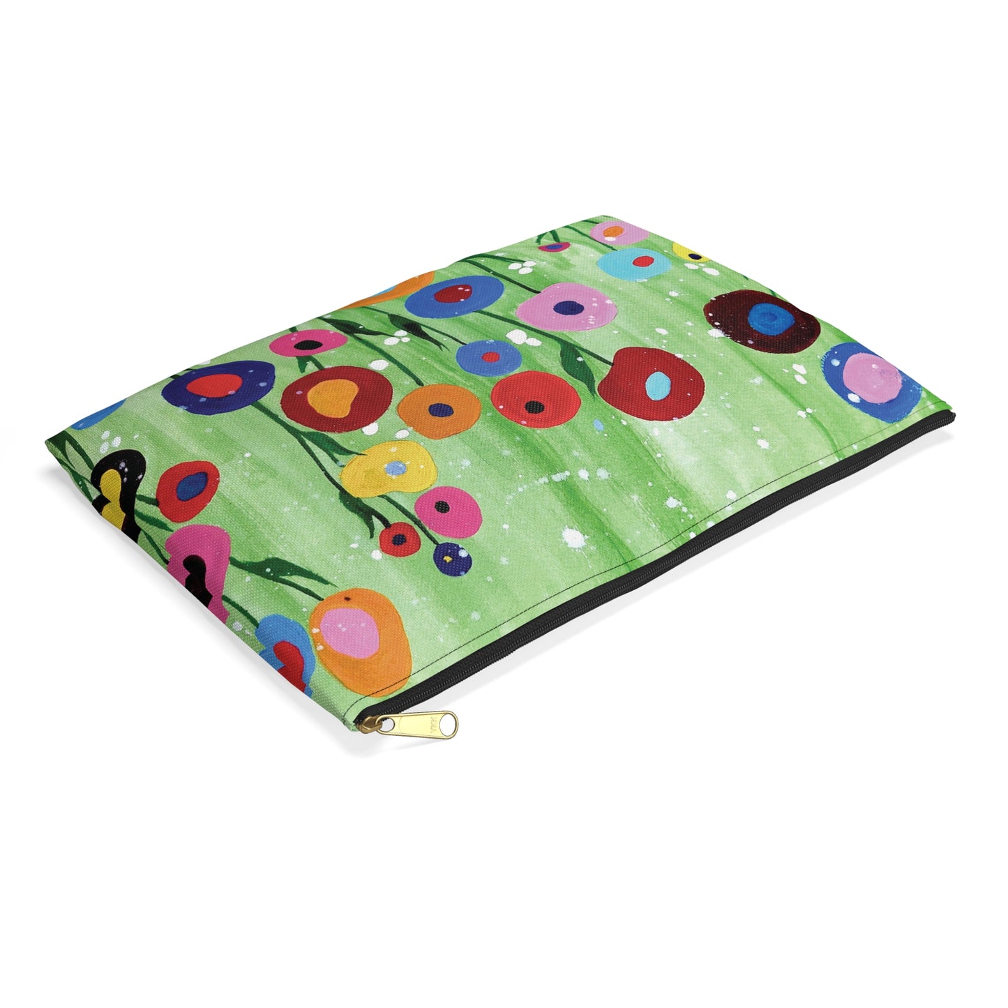 Art of Love Collection - Mongolia, Land of Dreams & Adventure "Colourful Spring" Accessory Pouch