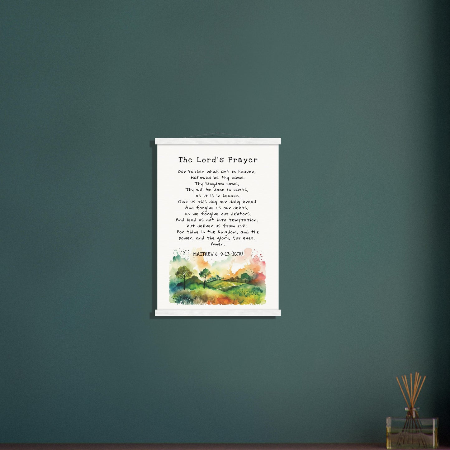 The Lord's Prayer Matte Poster