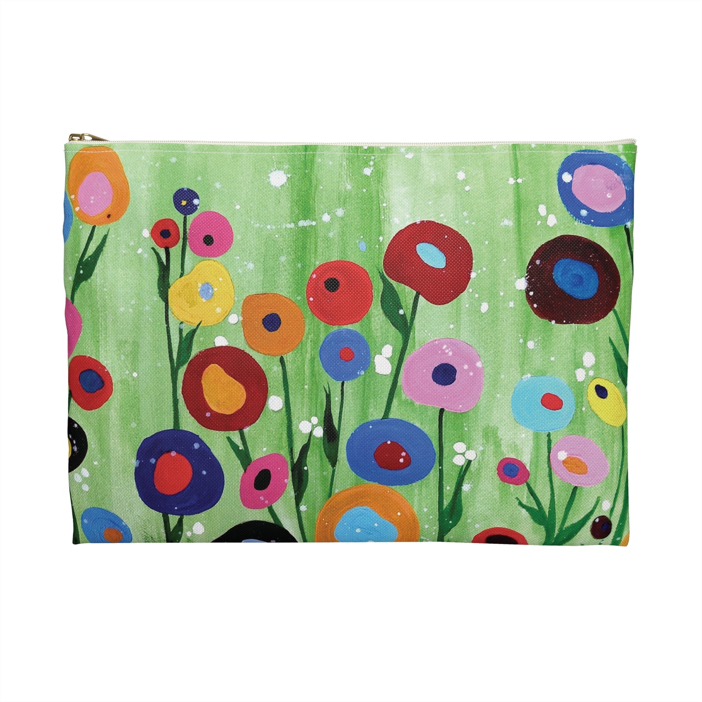 Art of Love Collection - Mongolia, Land of Dreams & Adventure "Colourful Spring" Accessory Pouch