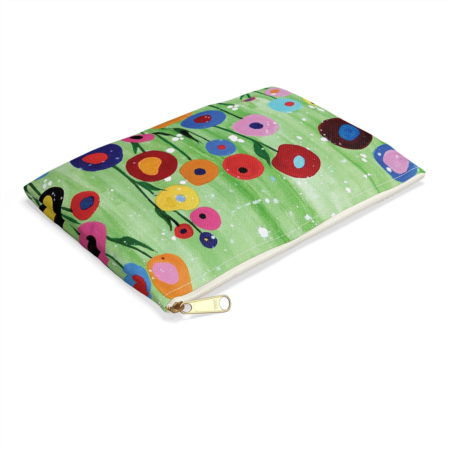 Art of Love Collection - Mongolia, Land of Dreams & Adventure "Colourful Spring" Accessory Pouch