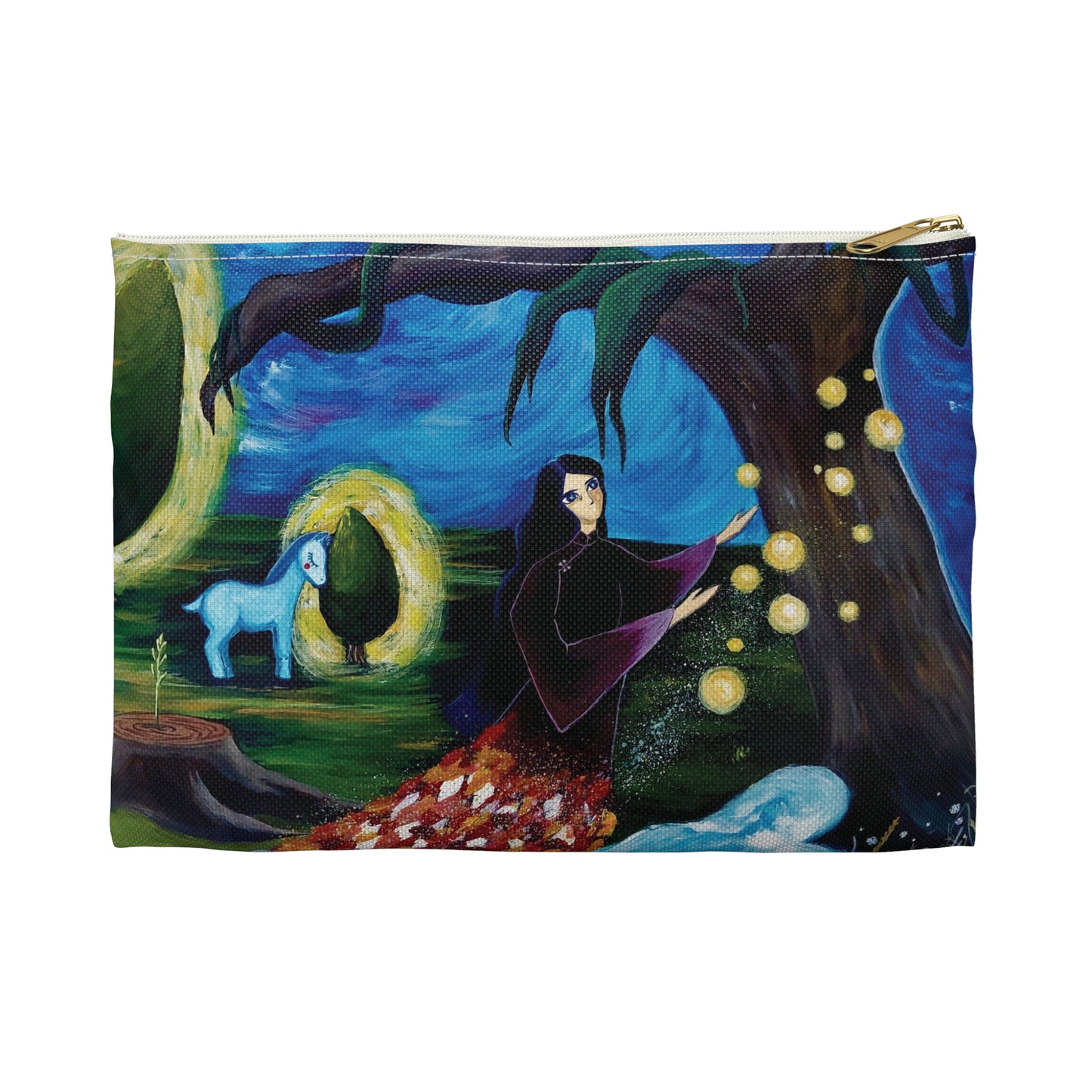 Art of Love Collection - Mongolia, Land of Dreams & Adventure "Song of Praise" Accessory Pouch