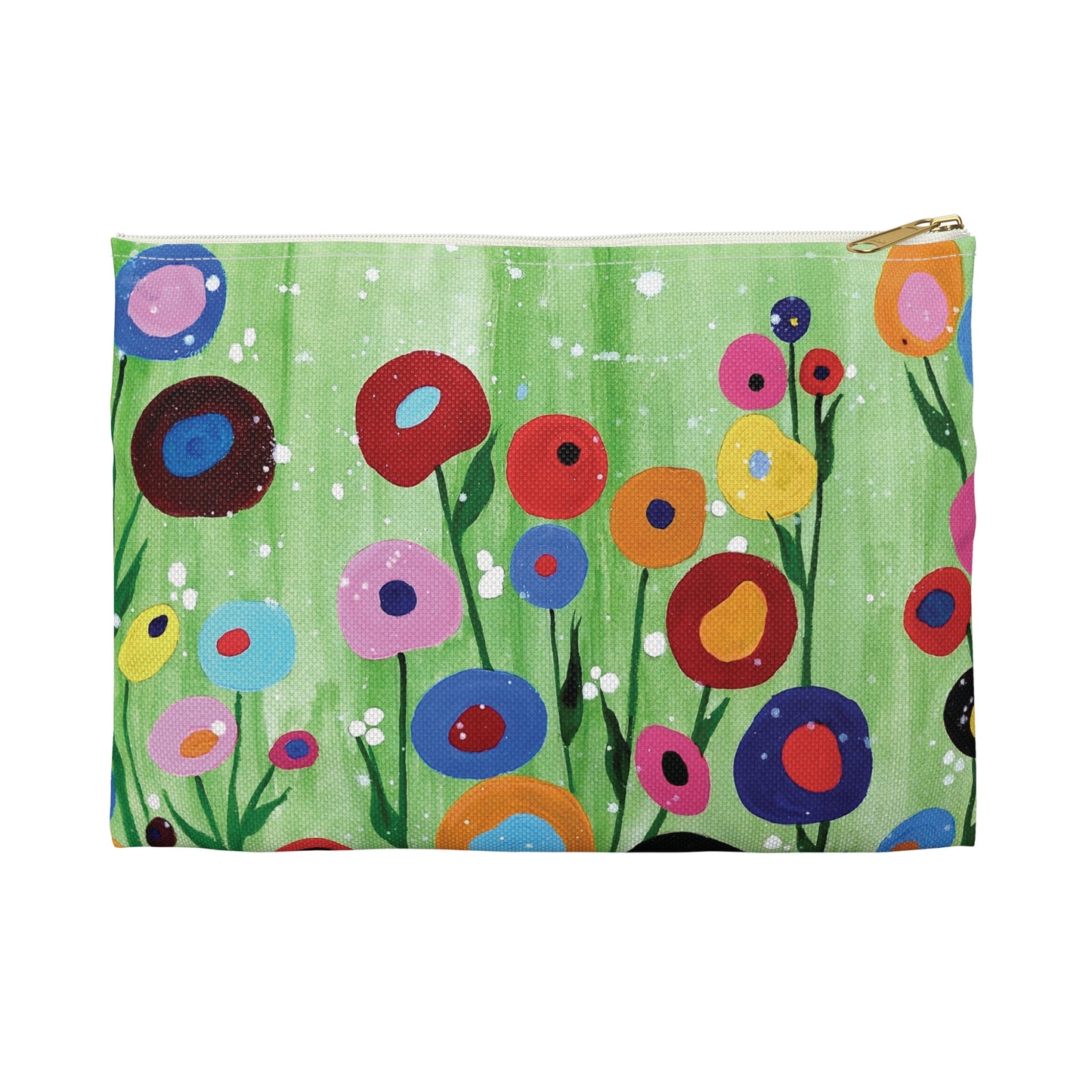 Art of Love Collection - Mongolia, Land of Dreams & Adventure "Colourful Spring" Accessory Pouch