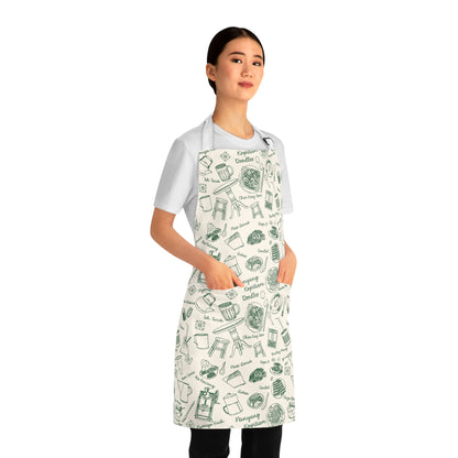 Singapore Heritage Nanyang Coffeeshop Doodles Apron
