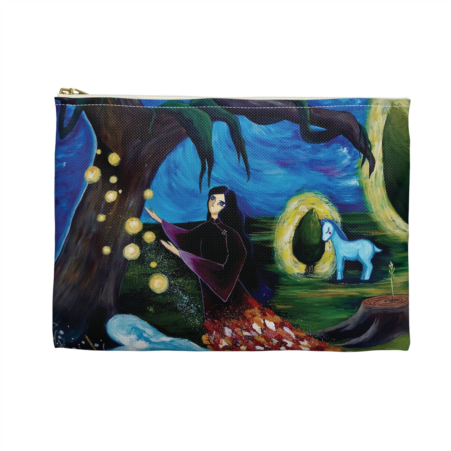 Art of Love Collection - Mongolia, Land of Dreams & Adventure "Song of Praise" Accessory Pouch