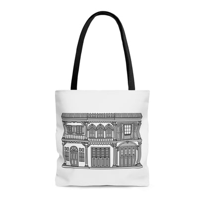 Singapore Heritage Peranakan House Tote Bag | Singapore Edition Souvenir & Novelty Gift